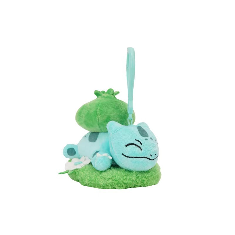 Pokemon Bulbasuar On Grass Keychain