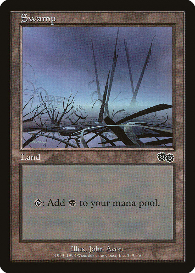 Swamp (339) (USG-339) - Urza's Saga