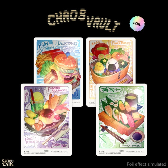Magic the Gathering - Secret Lair - Oishii! Tokens - Rainbow Foil