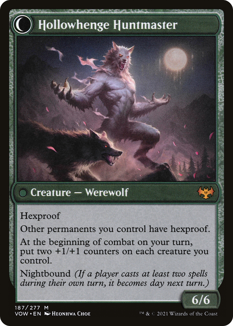 Avabruck Caretaker (VOW-187) - Innistrad: Crimson Vow: (Double Faced Transform) Foil