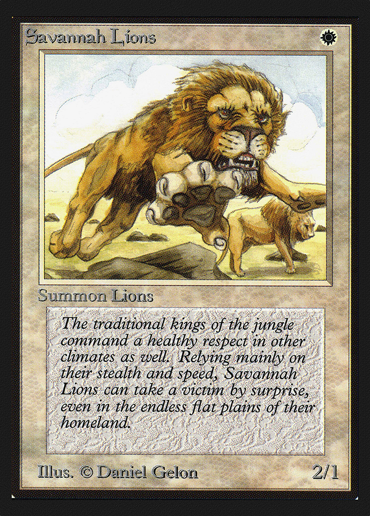 Savannah Lions (CE) (CED-039) - Collectors' Edition