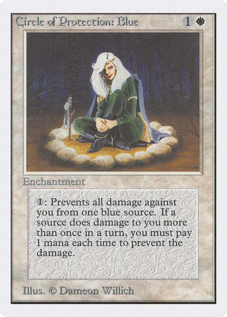 Circle of Protection: Blue (2ED-11) - Unlimited Edition
