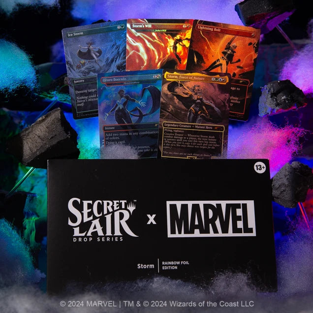 Magic the Gathering - Secret Lair x Marvel - Storm - Rainbow Foil
