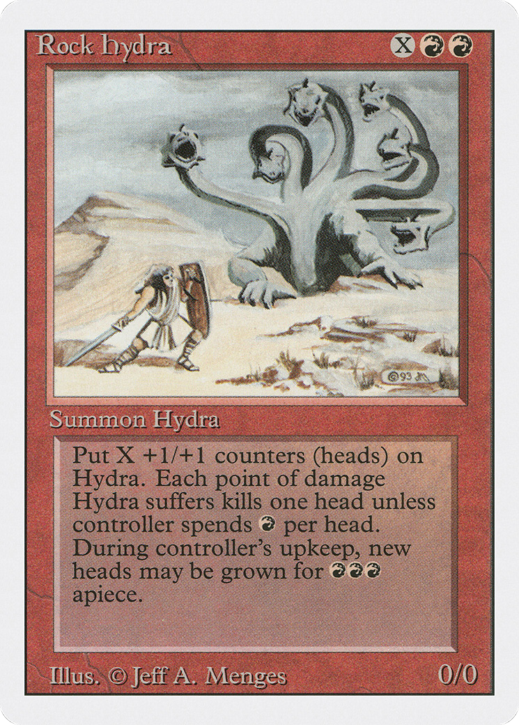 Rock Hydra (3ED-173) - Revised Edition