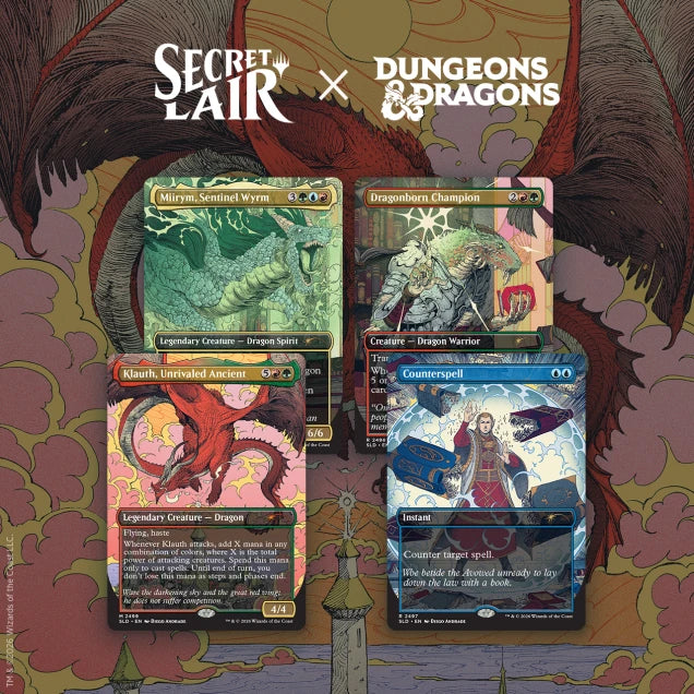 Magic the Gathering - Secret Lair x Dungeons & Dragons - Whispers in Candlekeep - Non-Foil