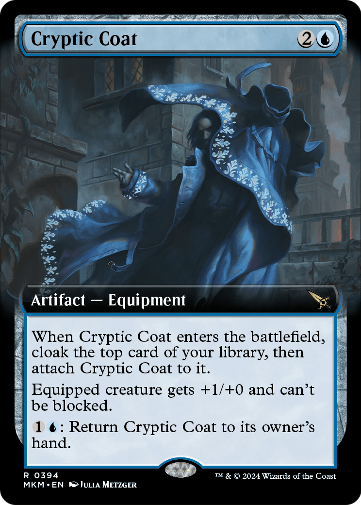 Cryptic Coat (Extended Art) (MKM-394) - Murders at Karlov Manor: (Extended Art)