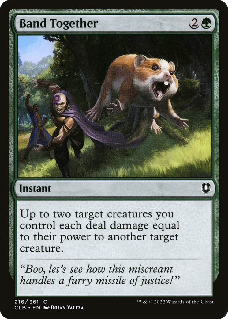 Band Together (CLB-216) - Commander Legends: Battle for Baldur's Gate Foil