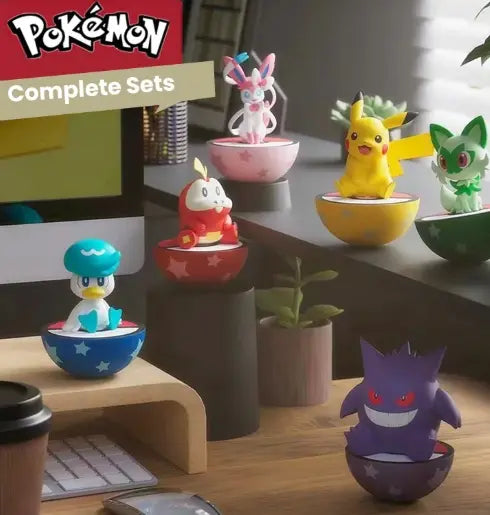 Pokémon Tumbler Figurines (Display of Six Figures)
