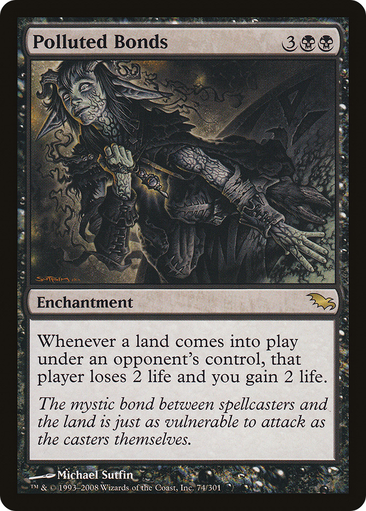 Polluted Bonds (SHM-074) - Shadowmoor Foil