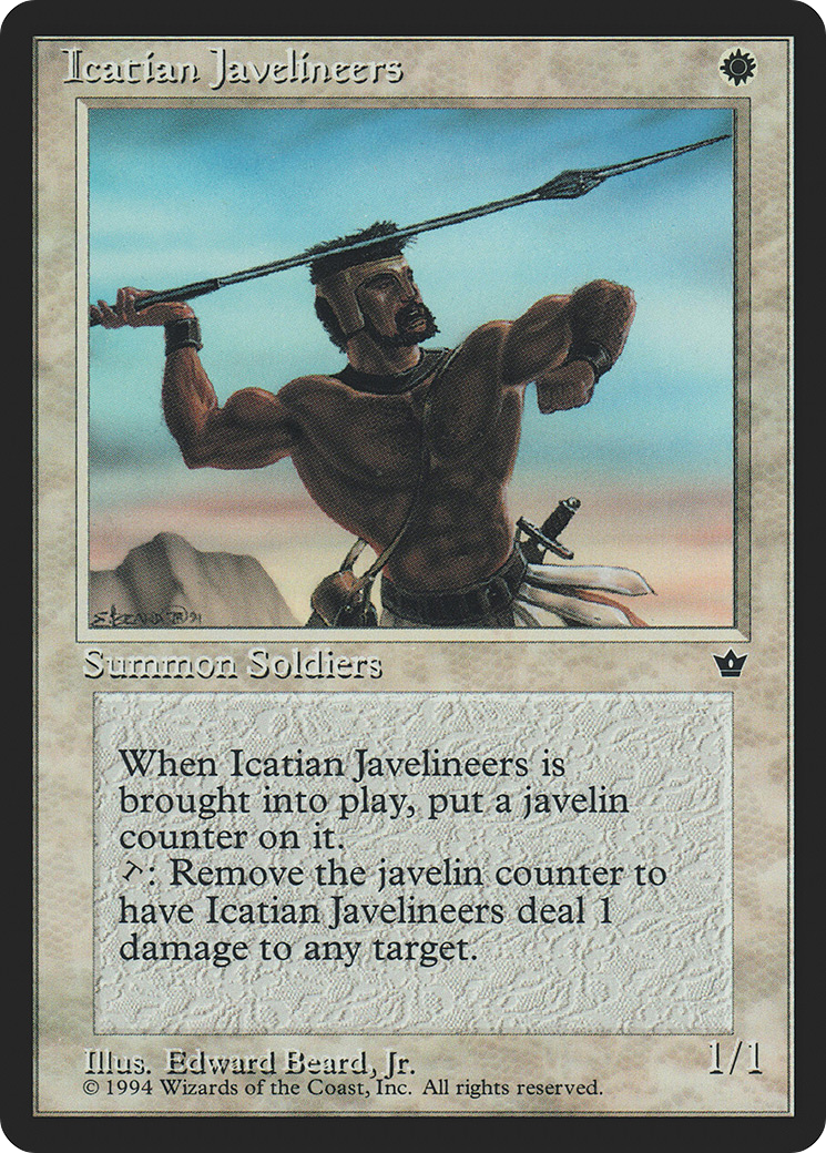 Icatian Javelineers (Beard Jr.) (FEM-8) - Fallen Empires