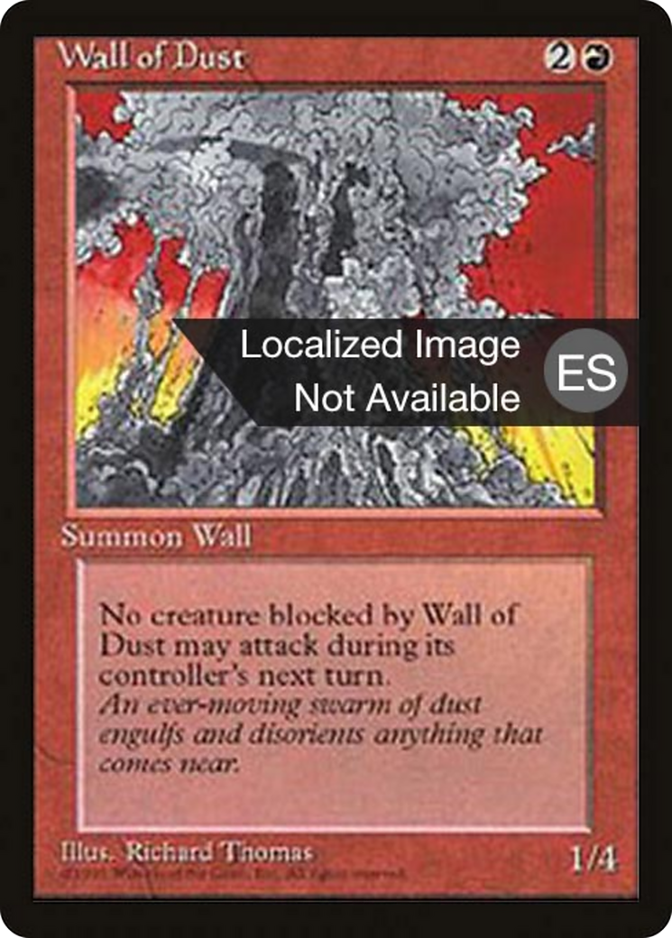 Wall of Dust (4BB-229) - Fourth Edition Foreign Black Border