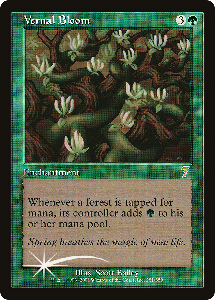 Vernal Bloom (7ED-281) - 7th Edition Foil