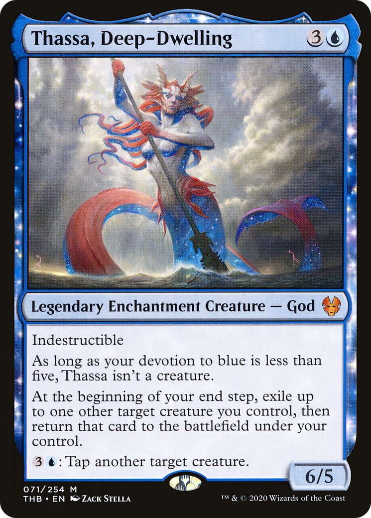 Thassa, Deep-Dwelling (THB-071) - Theros Beyond Death: (enchantment) Foil