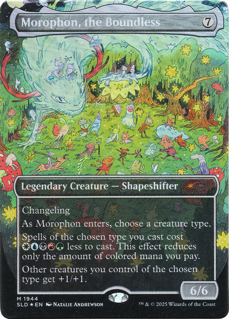 Morophon, the Boundless (SLD-1944) - Secret Lair Drop (Borderless) Foil