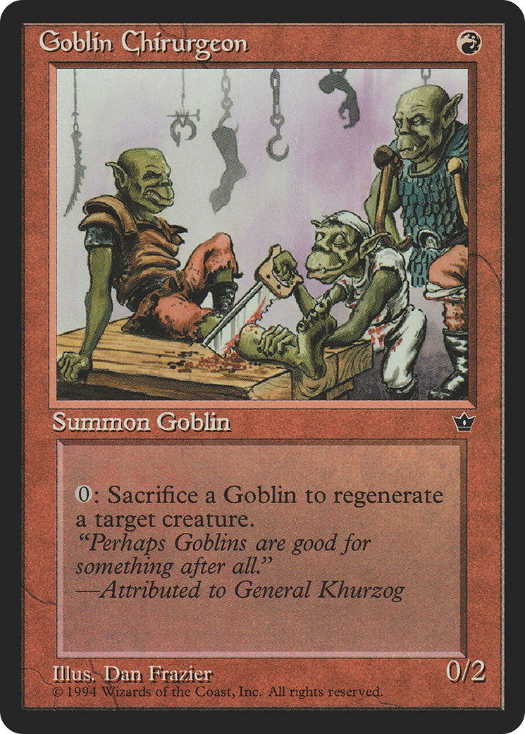 Goblin Chirurgeon (Frazier) (FEM-54) - Fallen Empires