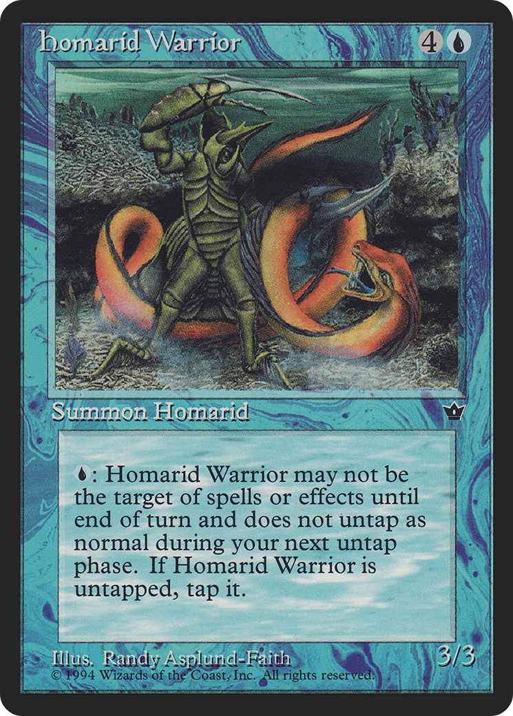 Homarid Warrior (Asplund-Faith) (FEM-22) - Fallen Empires