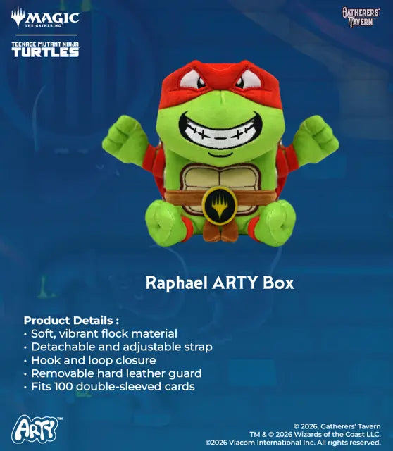 Raphael ARTY Deck Box - Magic: The Gathering - Teenage Mutant Ninja Turtles