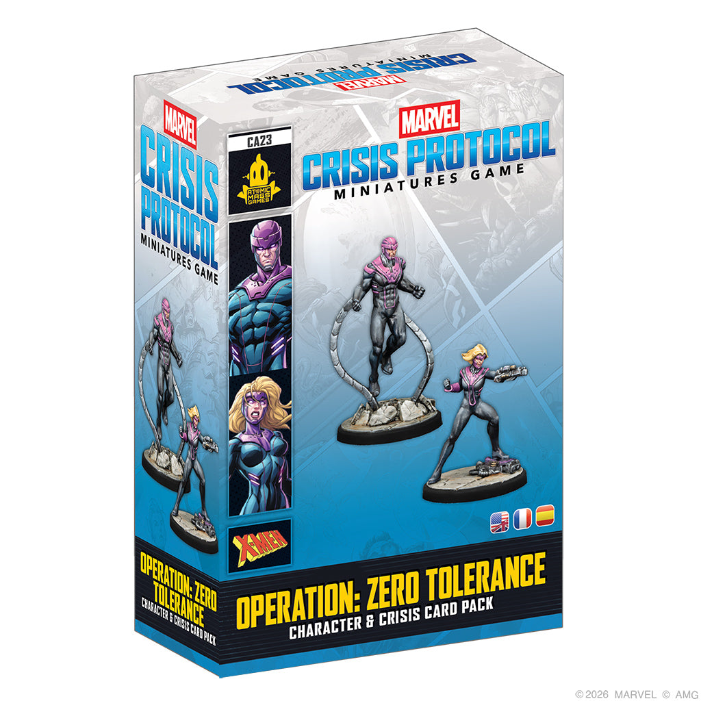 Marvel: Crisis Protocol - Zero Tolerance  Character & Crisis Card Pack
