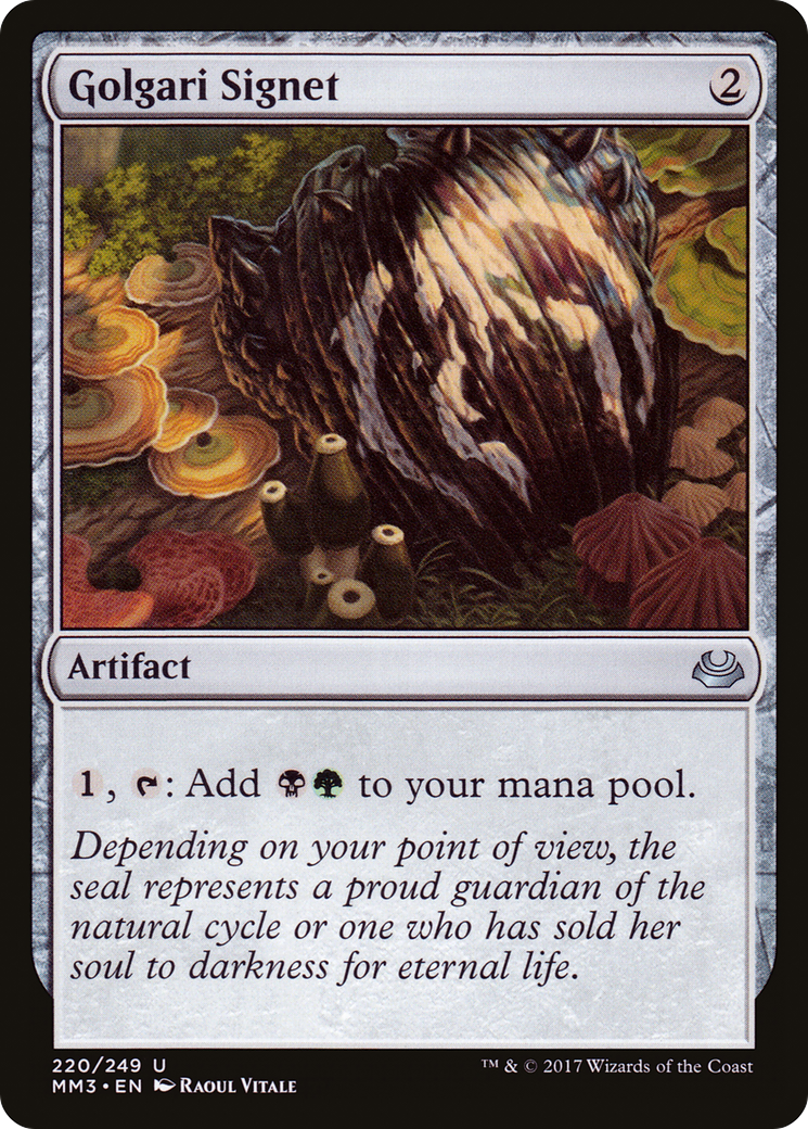 Golgari Signet (MM3-220) - Modern Masters 2017
