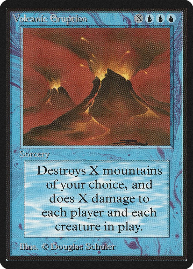 Volcanic Eruption (LEB-89) - Limited Edition Beta