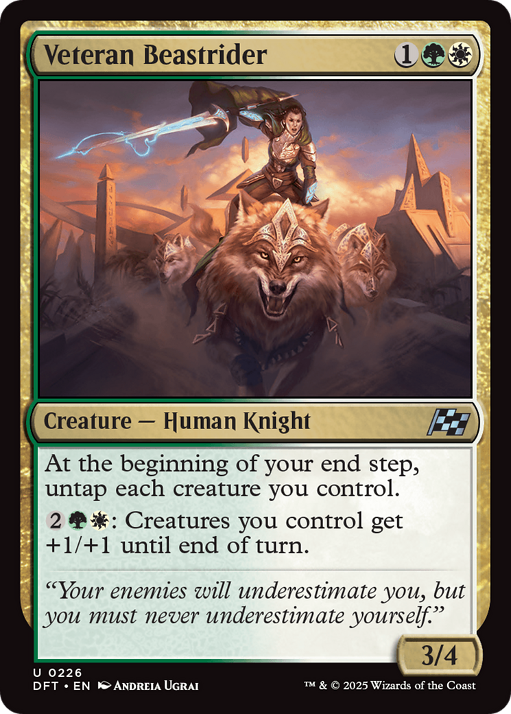 Veteran Beastrider (DFT-226) - Aetherdrift