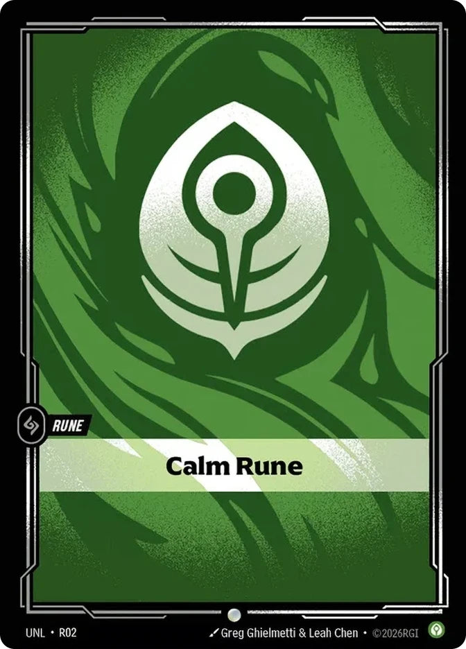 Calm Rune (R02) - Unleashed Foil
