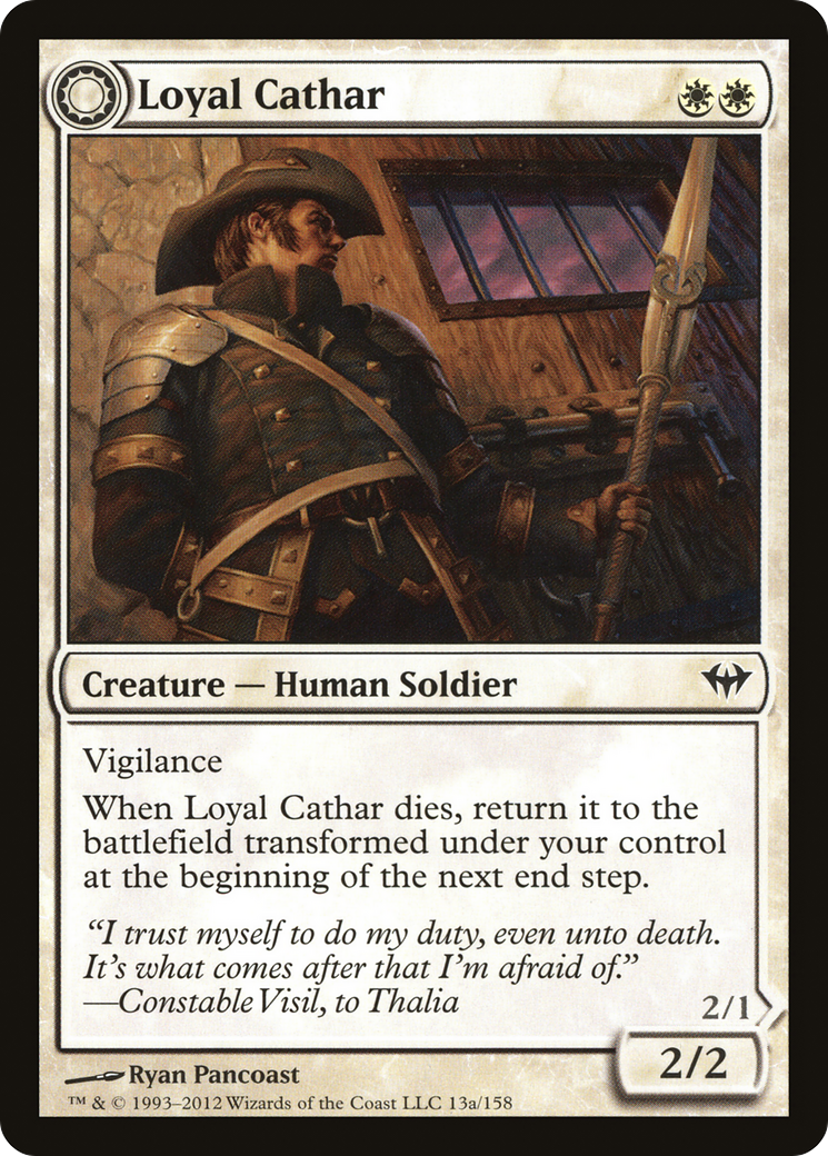 Loyal Cathar (DKA-013) - Dark Ascension Foil