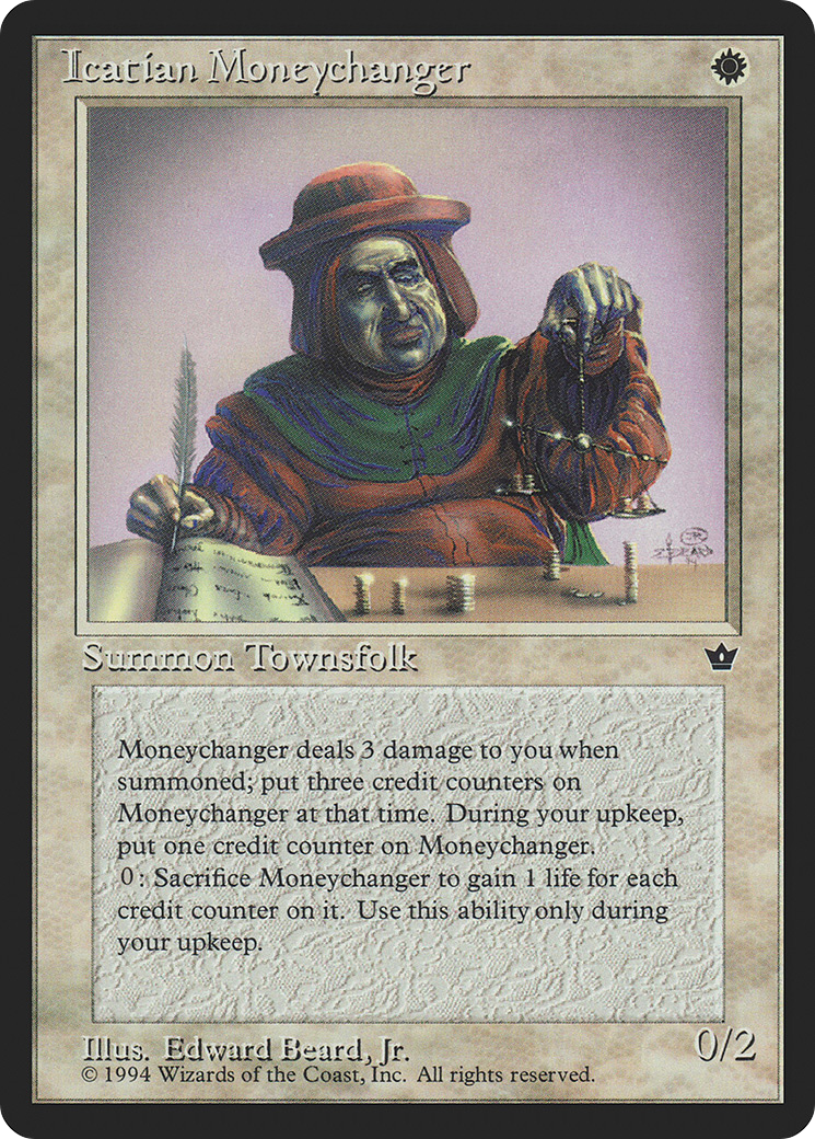 Icatian Moneychanger (Beard) (FEM-10) - Fallen Empires