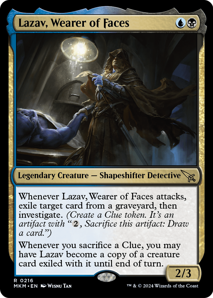 Lazav, Wearer of Faces (MKM-216) - Murders at Karlov Manor