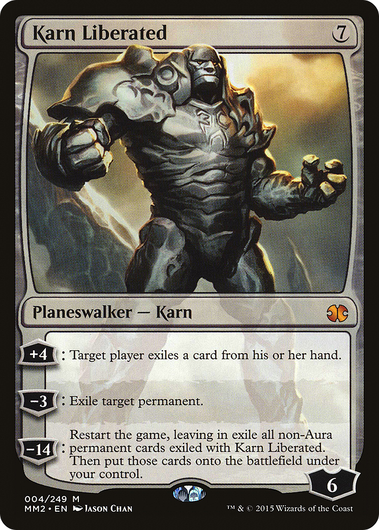 Karn Liberated (MM2-004) - Modern Masters 2015 Foil