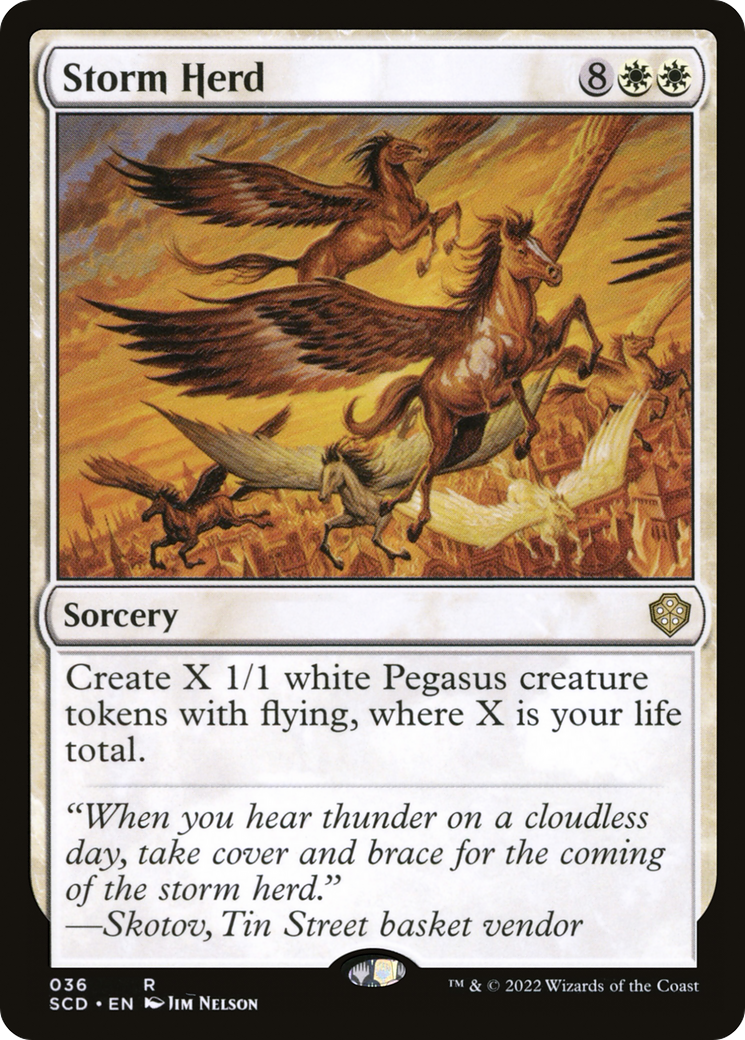 Storm Herd (SCD-036) - Starter Commander Decks