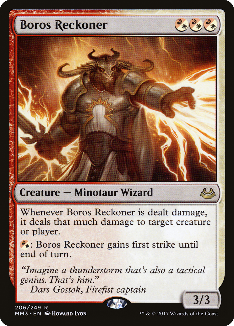 Boros Reckoner (MM3-206) - Modern Masters 2017 Foil