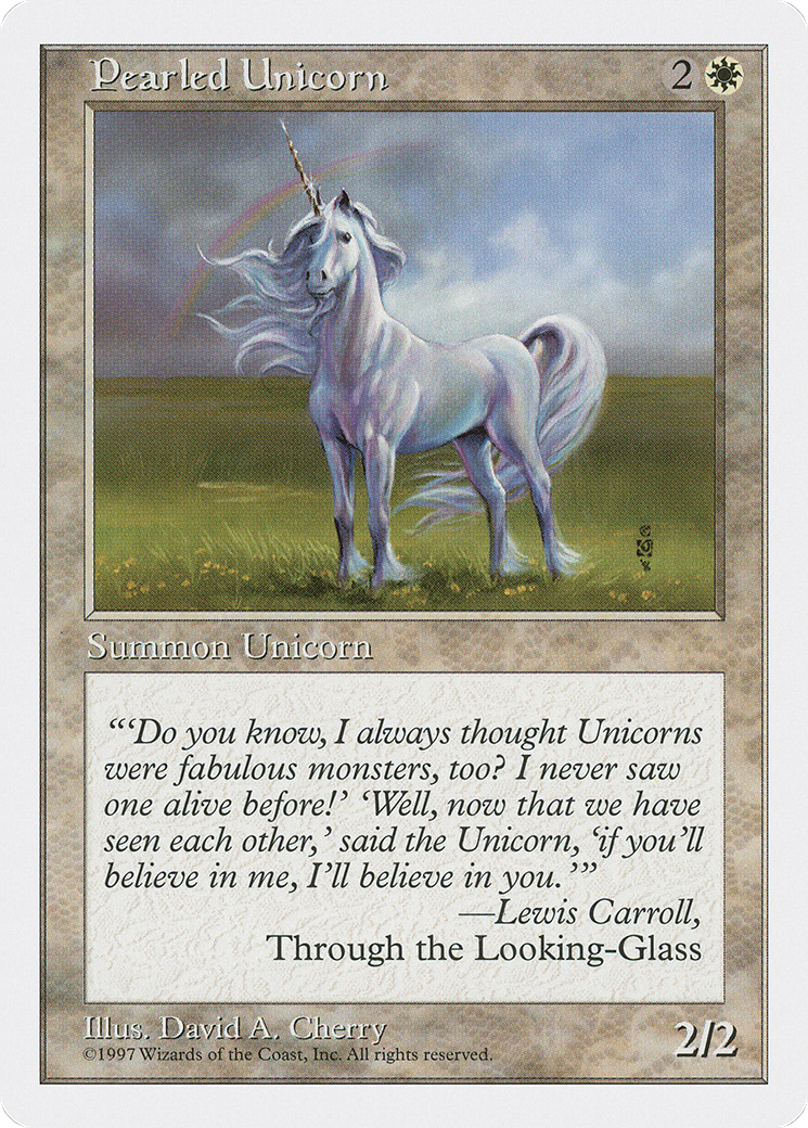 Pearled Unicorn (5ED-50) - Fifth Edition