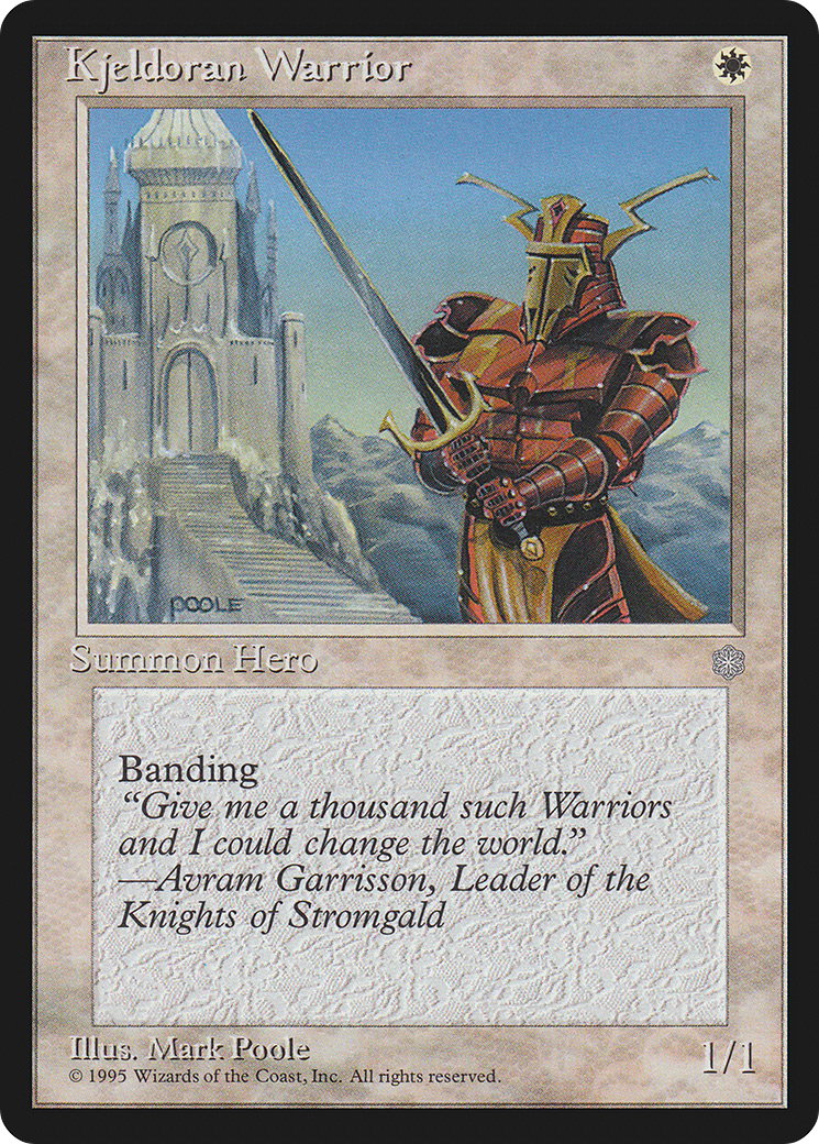 Kjeldoran Warrior (ICE-41) - Ice Age