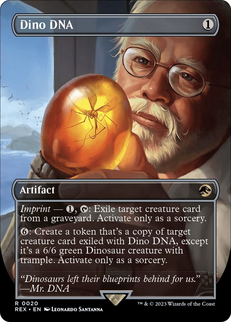 Dino DNA (Borderless) (REX-020) - Jurassic World Collection (Borderless)