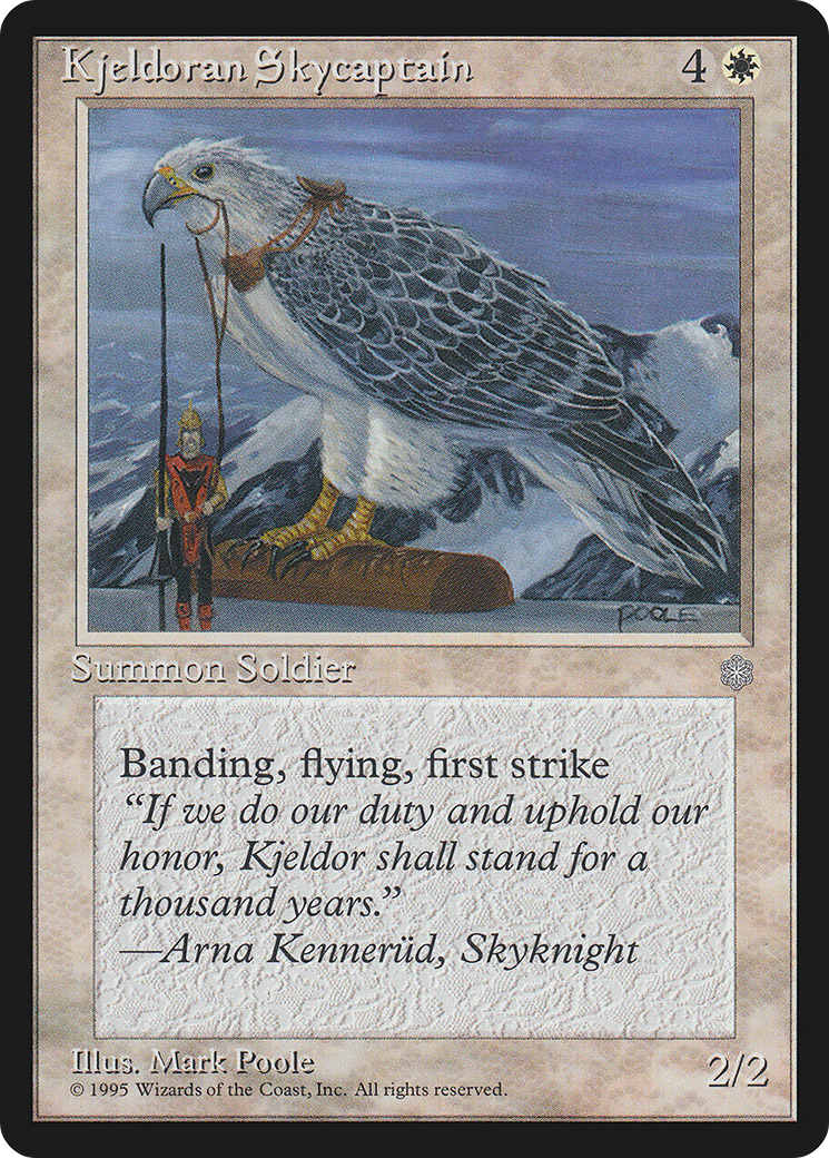 Kjeldoran Skycaptain (ICE-39) - Ice Age