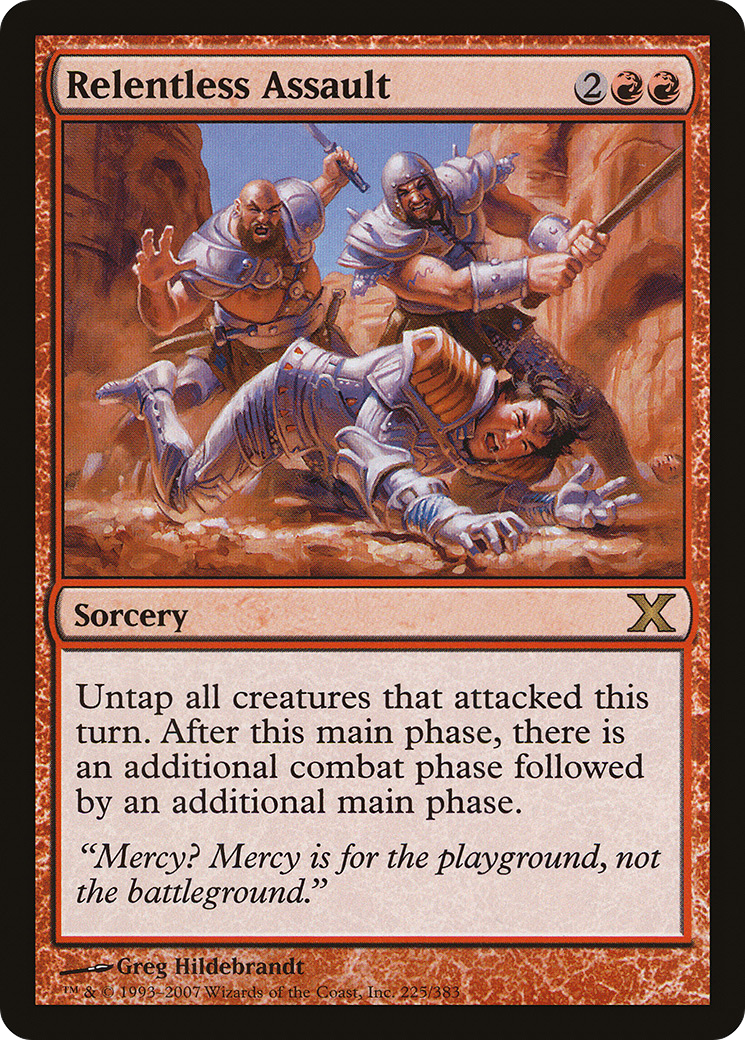Relentless Assault (10E-225) - Tenth Edition