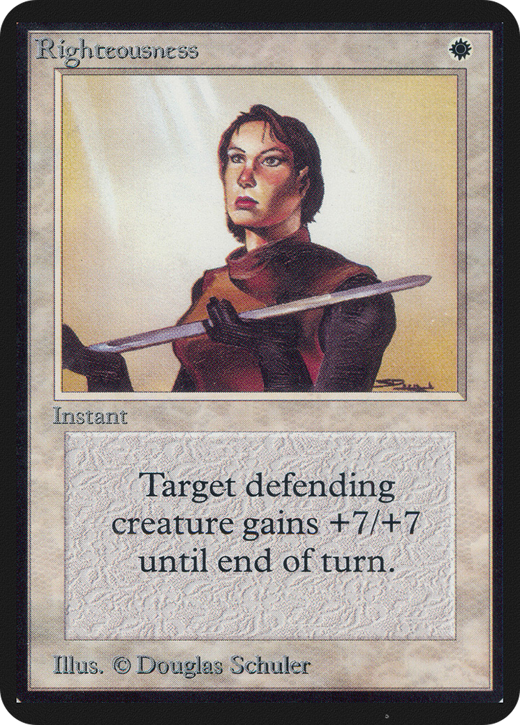 Righteousness (LEA-36) - Limited Edition Alpha