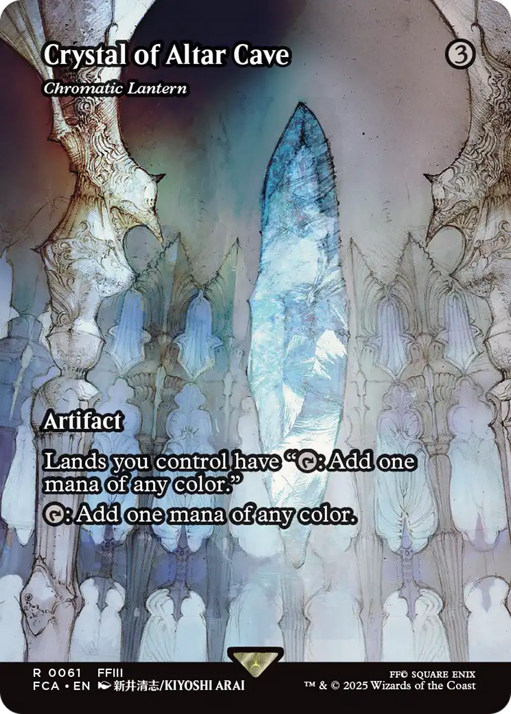 Crystal of Altar Cave - Chromatic Lantern (FCA-061) - FINAL FANTASY: Through the Ages (Borderless) Foil