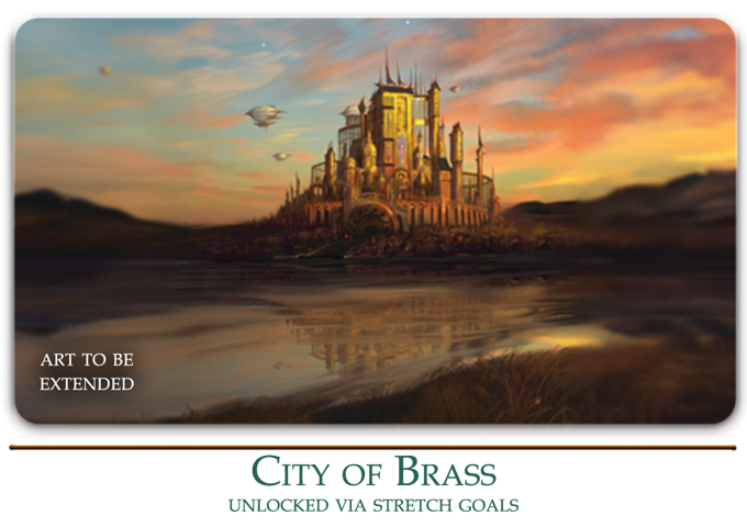 Mark Poole Playmat Collection - City of Brass - Signed Premium Stitched Edge Playmat