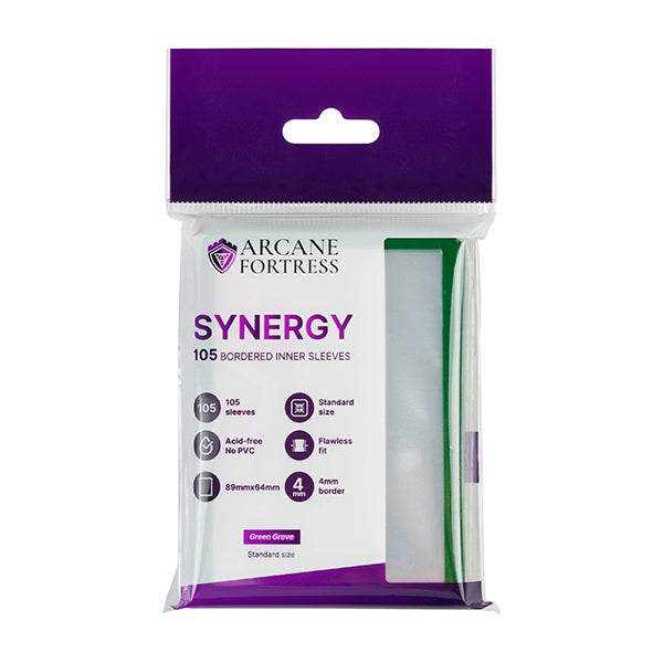 Standard - Green Grove - Synergy Bordered Inner Sleeves (105ct)