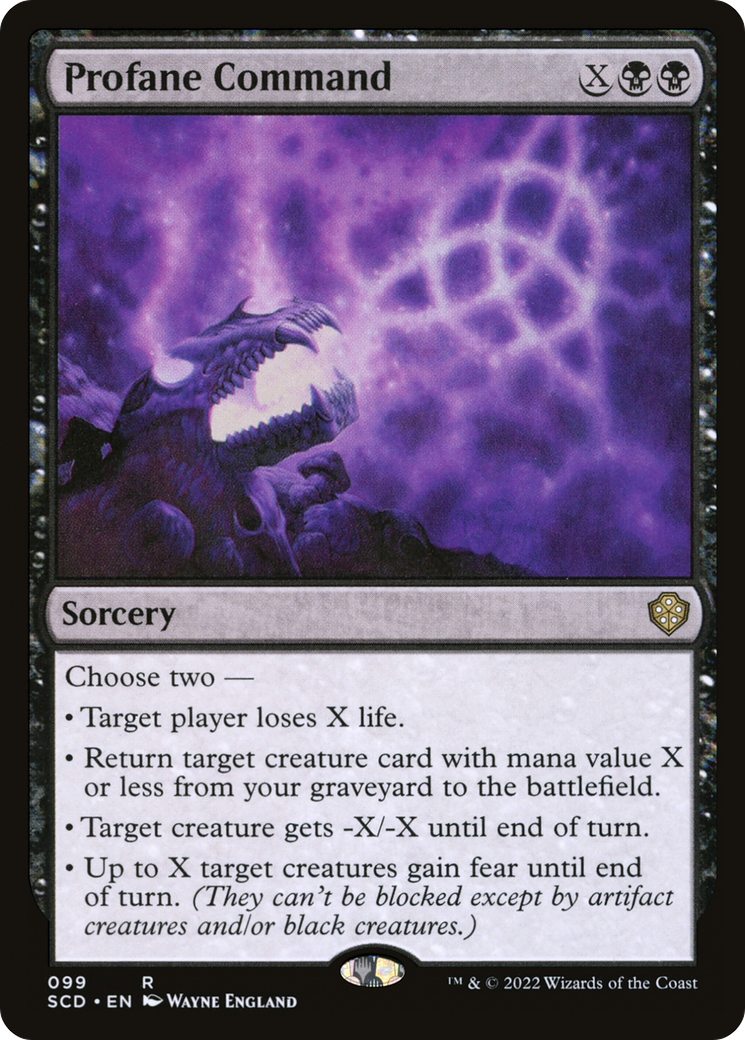 Profane Command (SCD-099) - Starter Commander Decks