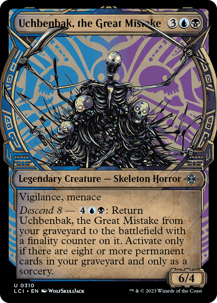 Uchbenbak, the Great Mistake (Showcase) (LCI-310) - The Lost Caverns of Ixalan: (Showcase) Foil