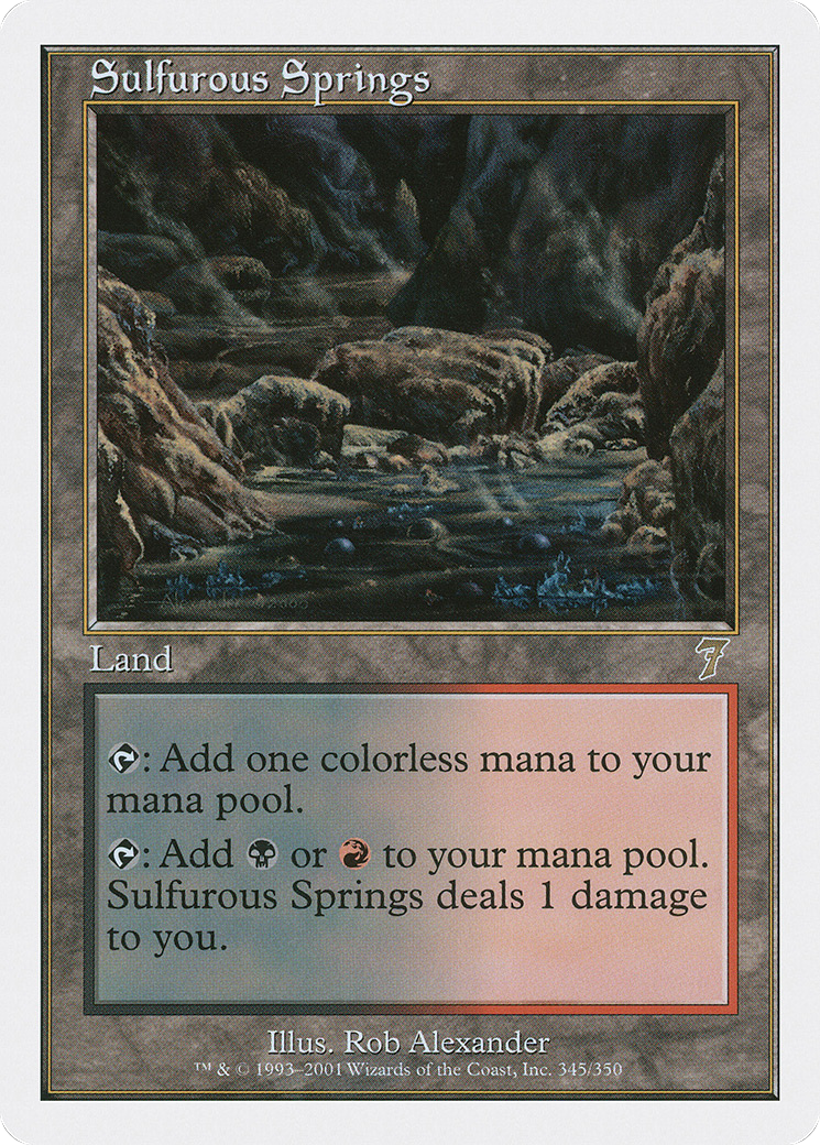 Sulfurous Springs (7ED-345) - 7th Edition
