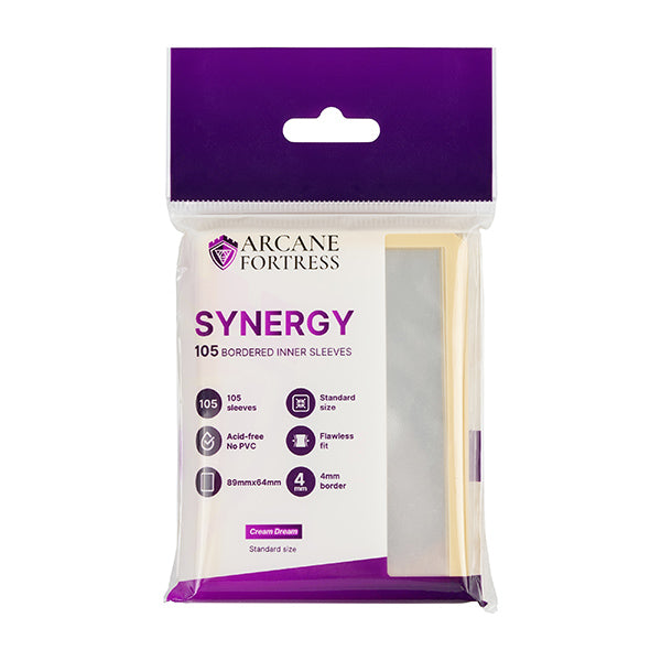 Standard - Cream Dream - Synergy Bordered Inner Sleeves (105ct)