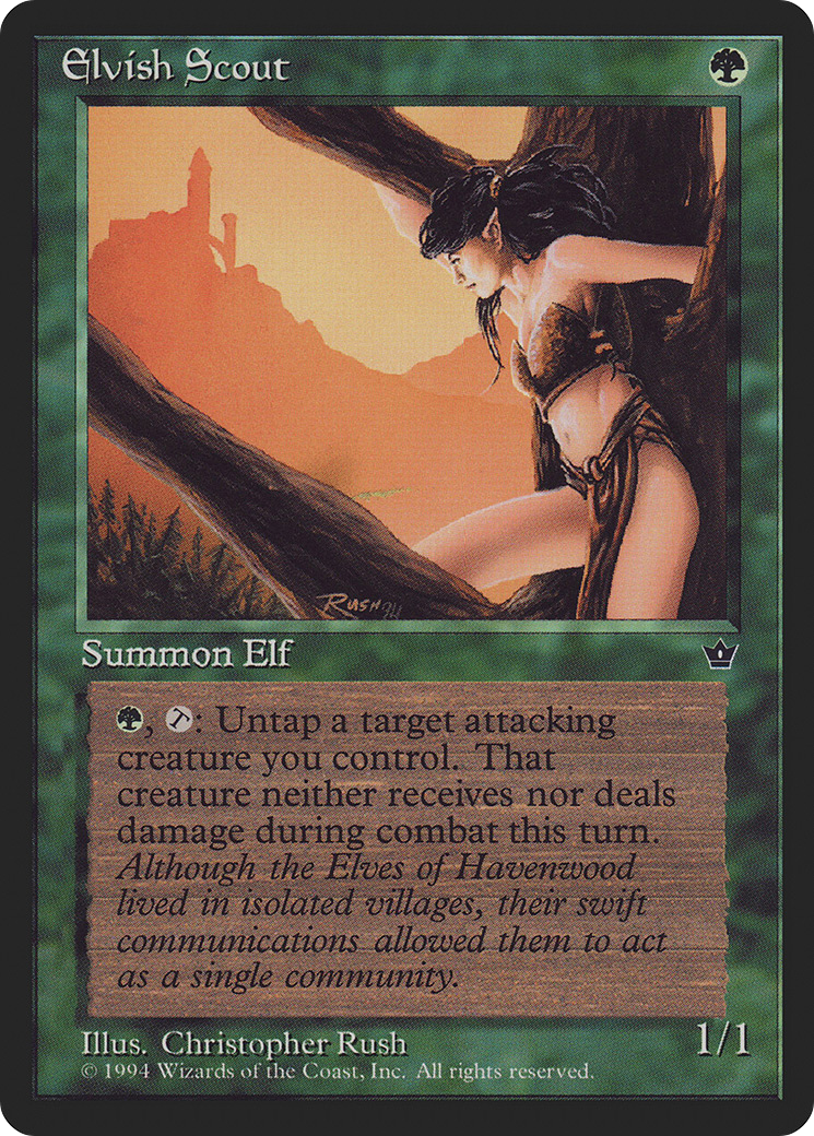 Elvish Scout (Rush) (FEM-68) - Fallen Empires