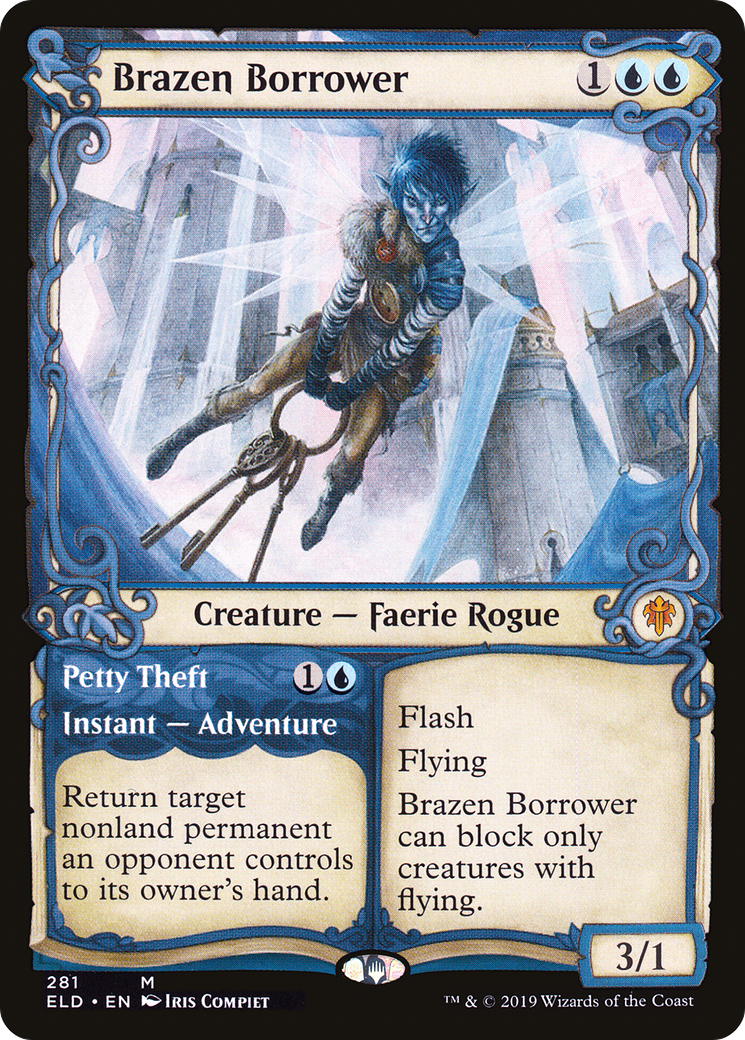 Brazen Borrower (Showcase) (ELD-281) - Throne of Eldraine: (Showcase)