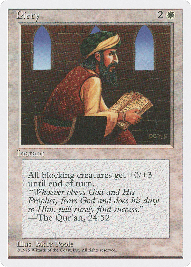 Piety (4ED-41) - Fourth Edition