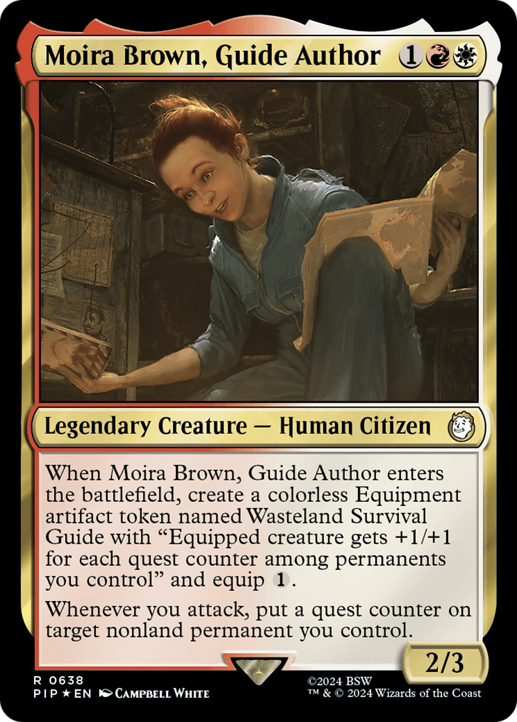 Moira Brown, Guide Author (Surge Foil) (PIP-638) - Fallout Foil