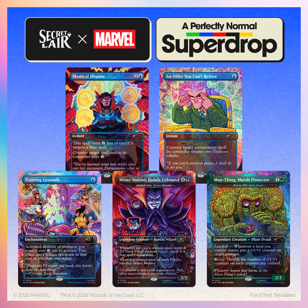 Magic the Gathering - Secret Lair x Marvel - Dan Hipp Traditional Foil